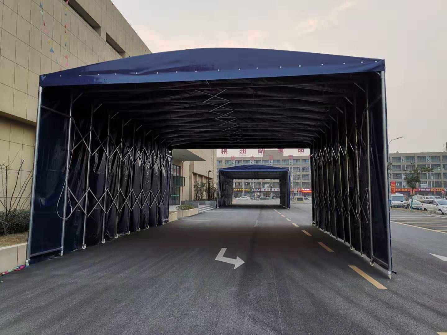 吉武膜结构停车棚产品_上海吉武膜结构技术有限公司